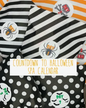 HALLOWEEN Spa Countdown Calendar | 13 or 31 DAY COUNTDOWN