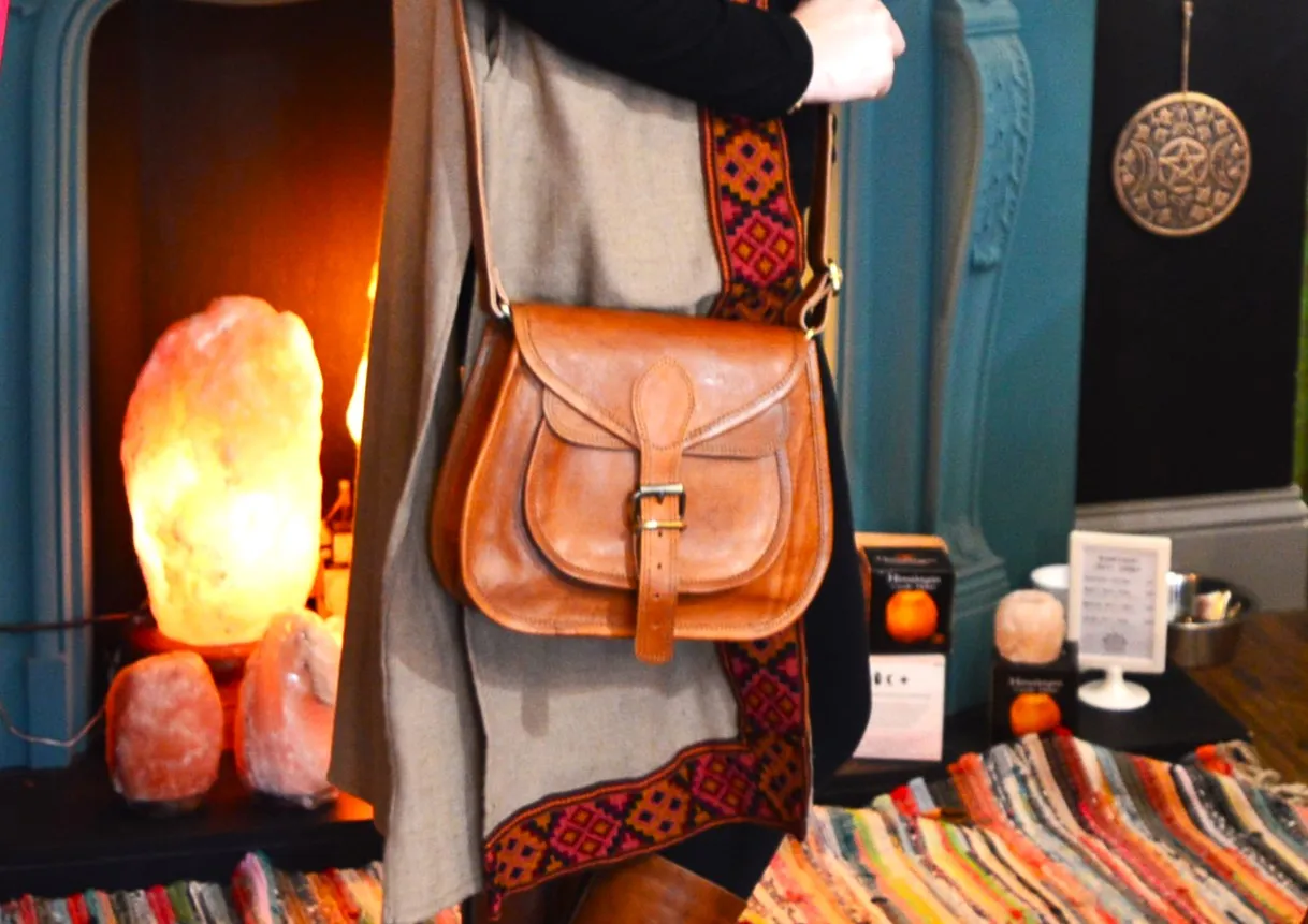 Handmade Leather Saddle Bag