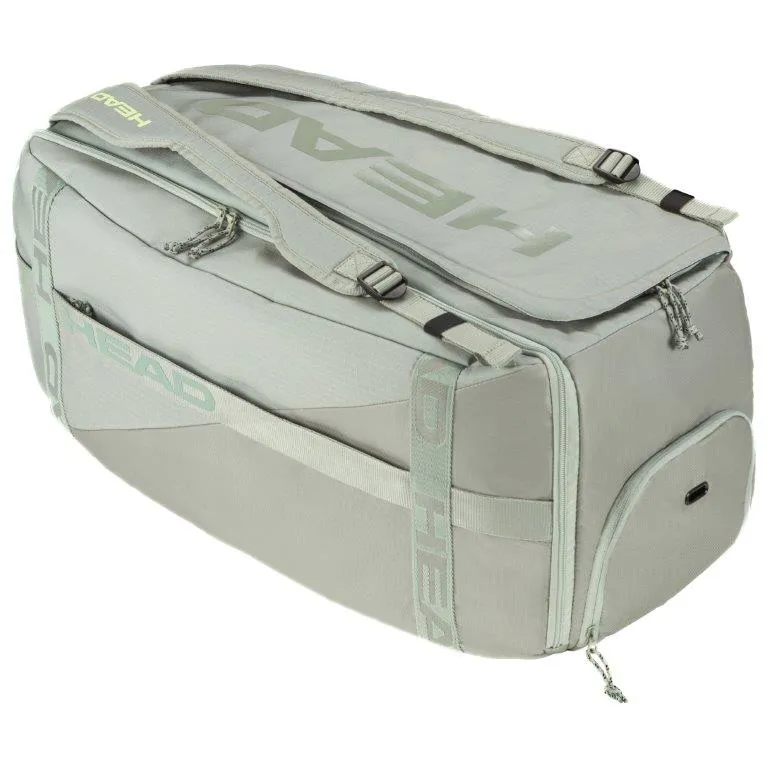 Head Pro Duffel Large 9 Racquet Bag (Light Green / Liquid Lime)