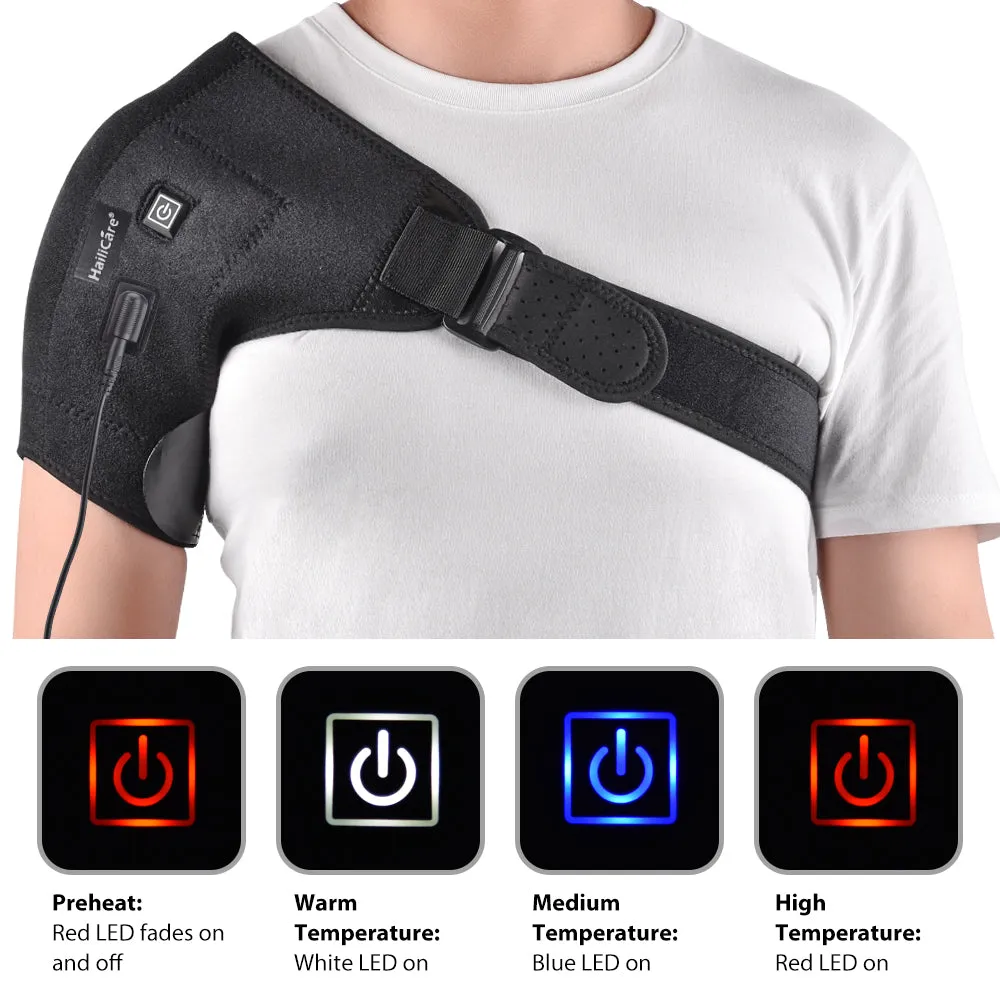 Heated Shoulder Wrap Adjustable Heating Shoulder Support Brace