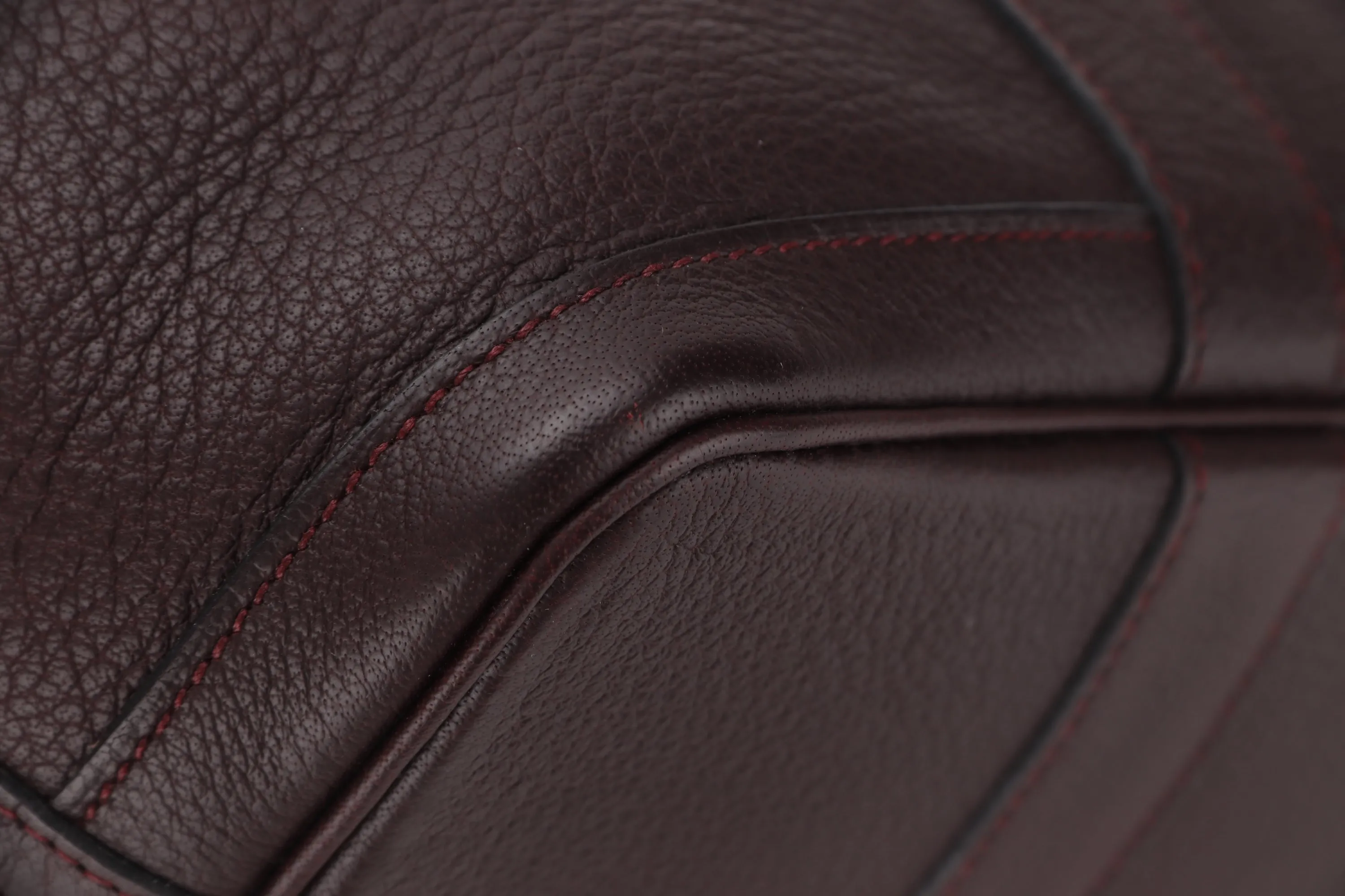 HERMES GARDEN PARTY 30 (STAMP N SQUARE) BORDEAUX TOGO LEATHER PALLADIUM HARDWARE, NO DUST COVER