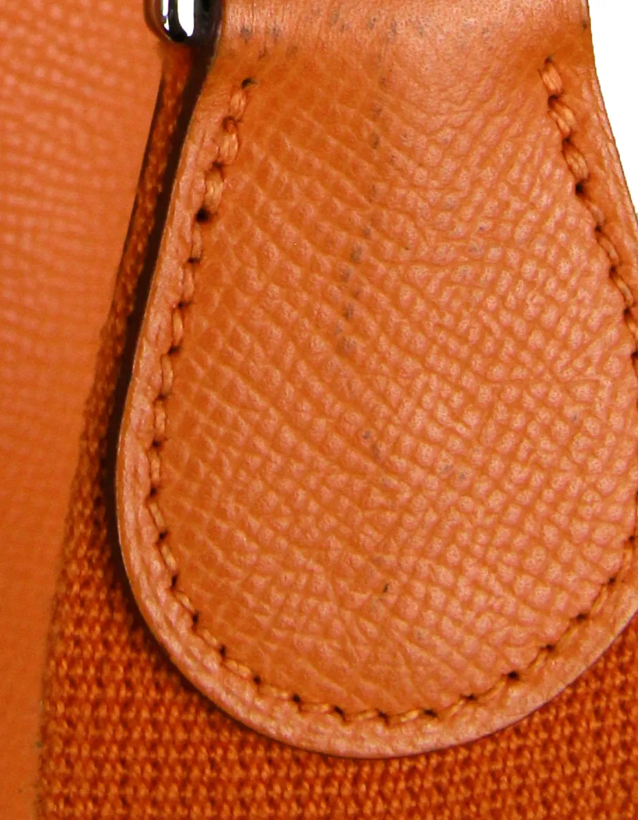 Hermes Orange Epsom Leather Evelyne III GM Messenger Bag