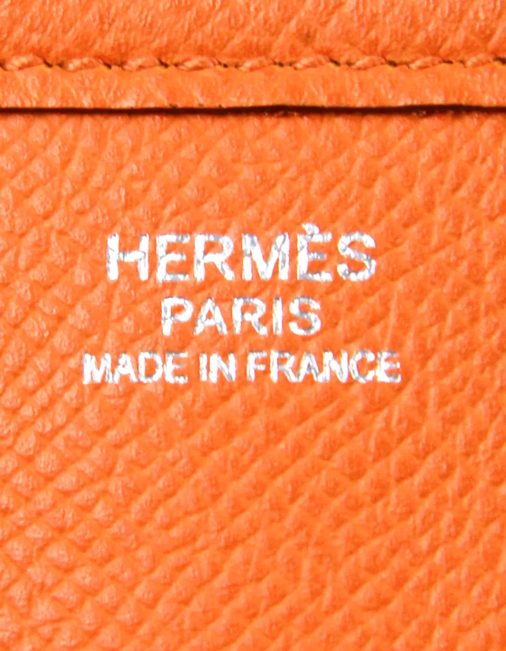 Hermes Orange Epsom Leather Evelyne III GM Messenger Bag