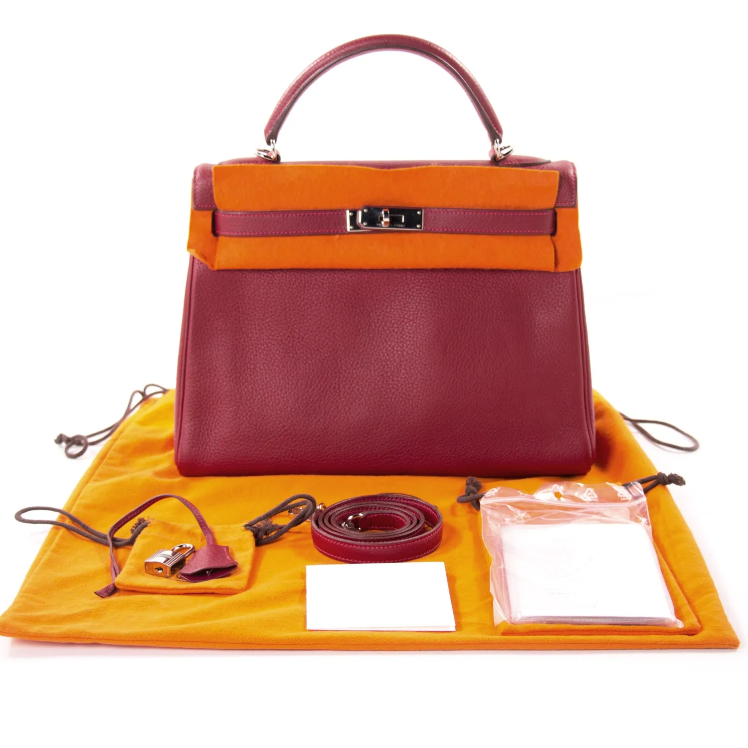 Hermès Kelly 32 Rouge Casaque Clemence