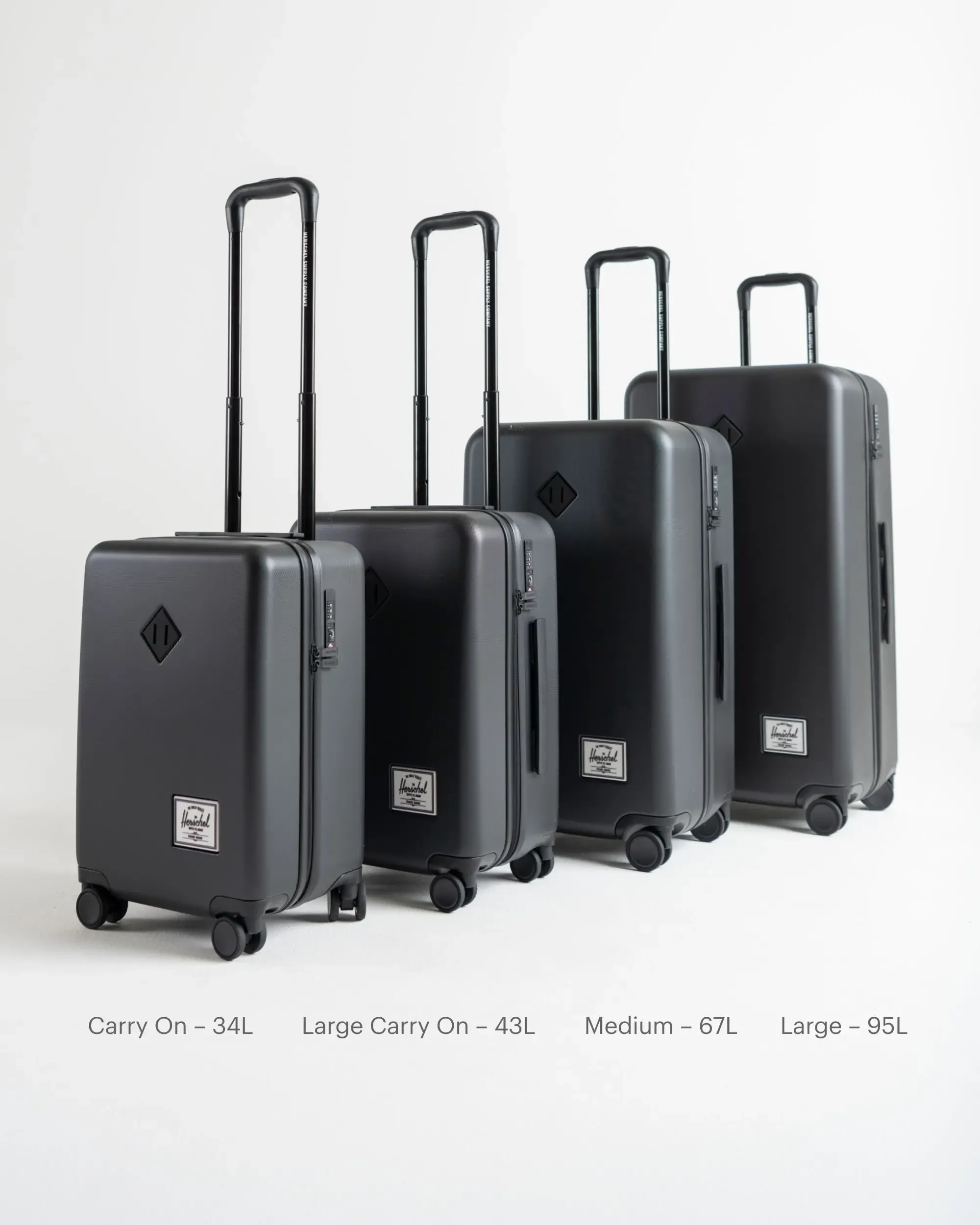 Herschel Heritage™ Hardshell Luggage | Medium - 67L - Moonbeam