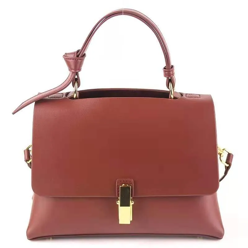 High Quality Long Strap Messenger Bags Lightweight genuine Leather Shoulder Bag sling lady bags