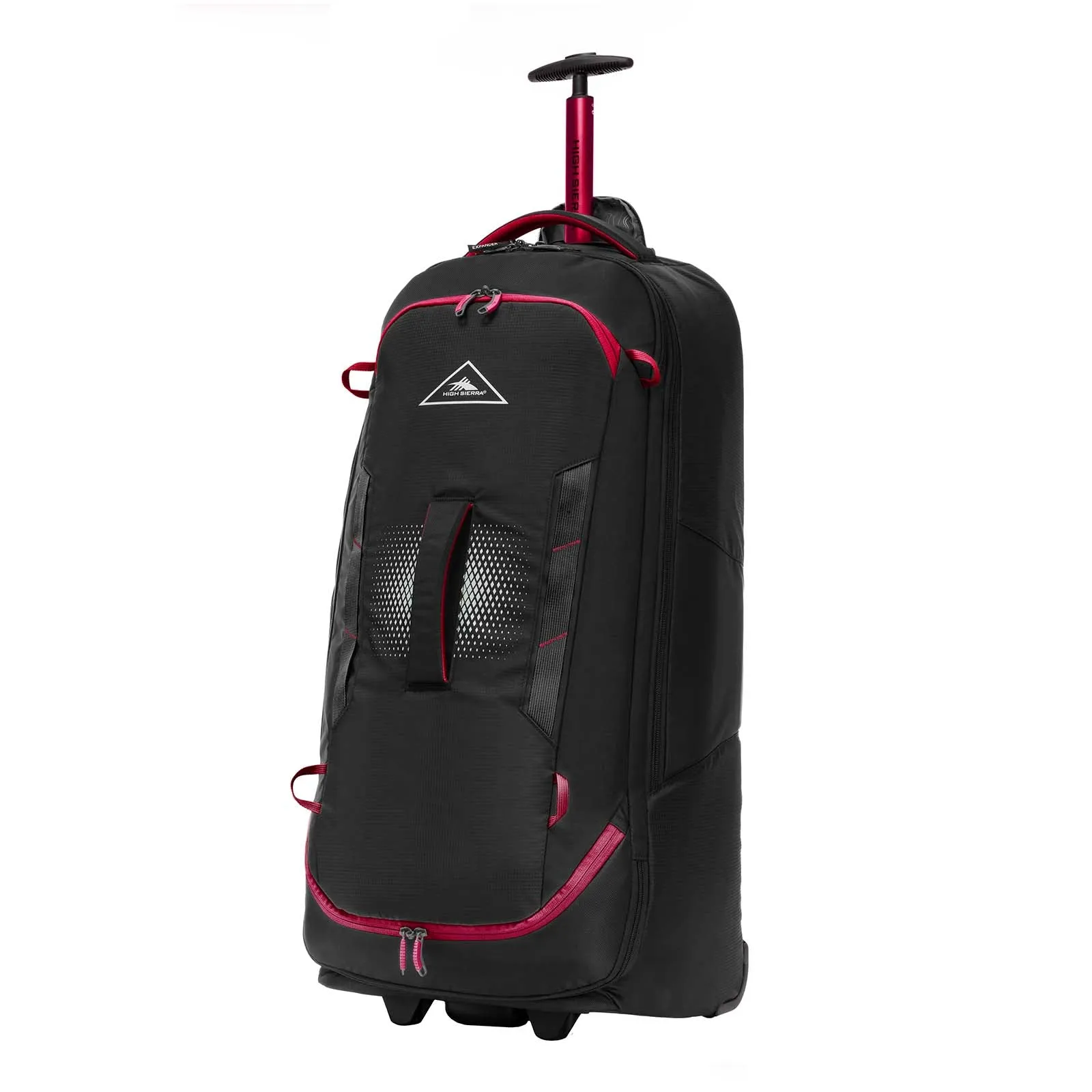 High Sierra Composite V4 84cm Wheeled Duffel Black/Red