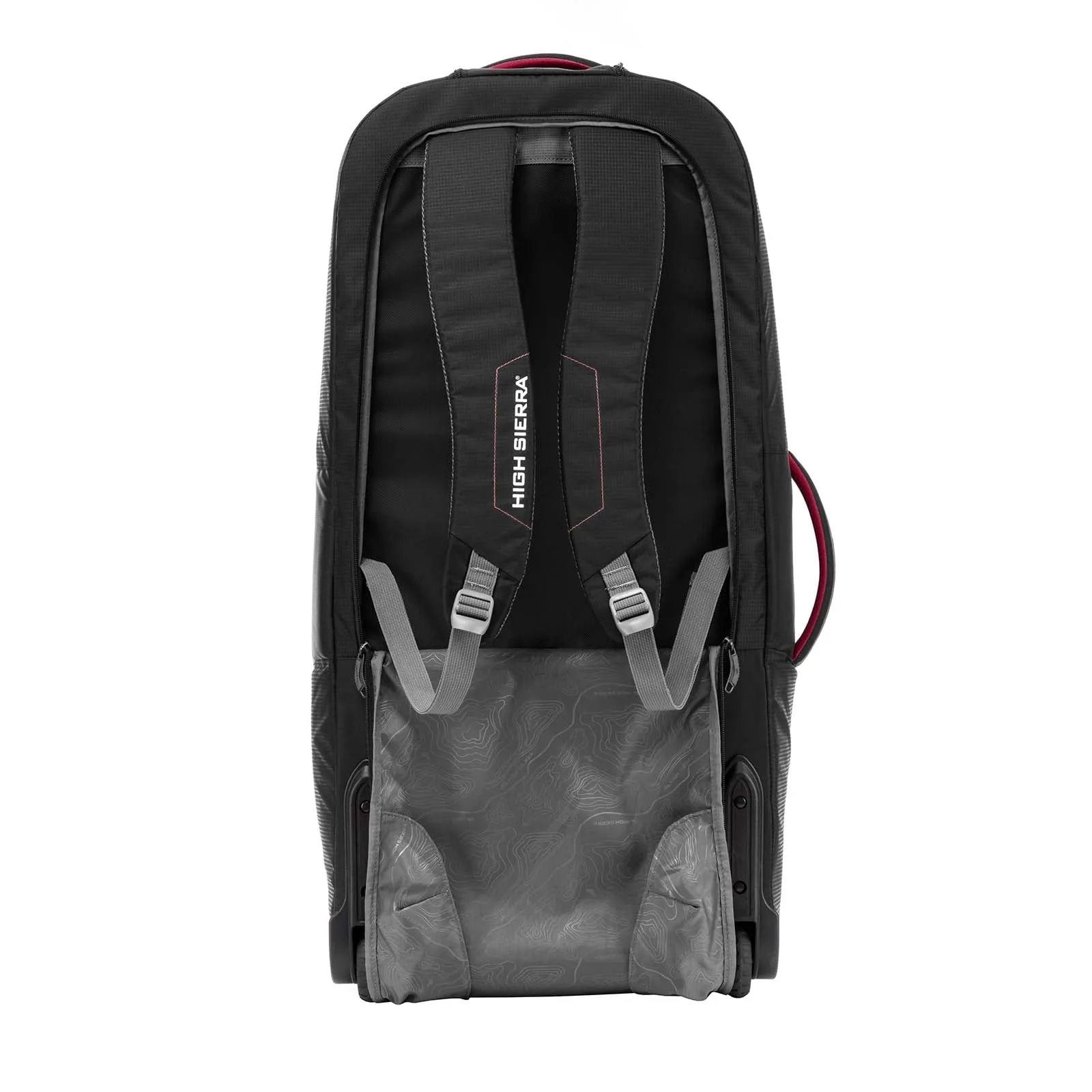High Sierra Composite V4 84cm Wheeled Duffel Black/Red