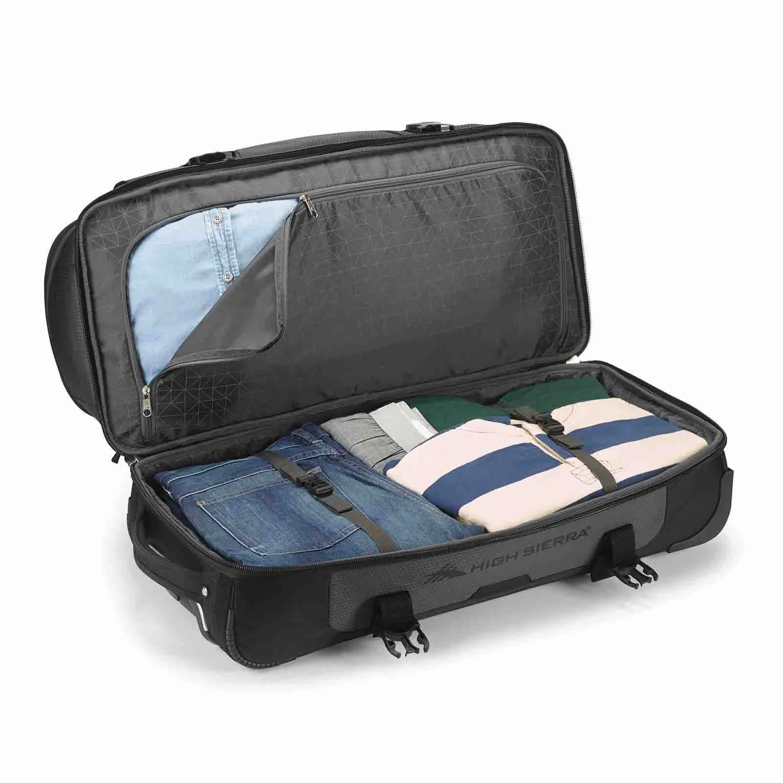 High Sierra Fairlead 71cm Wheeled Duffel Mercury