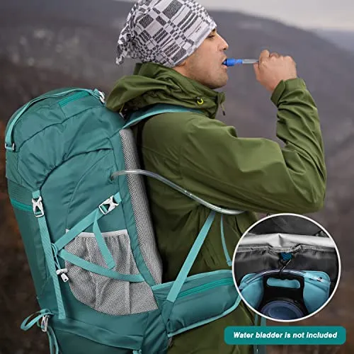 HOMIEE 50L Hiking Backpack Travel Bag Waterproof Camping Climbing