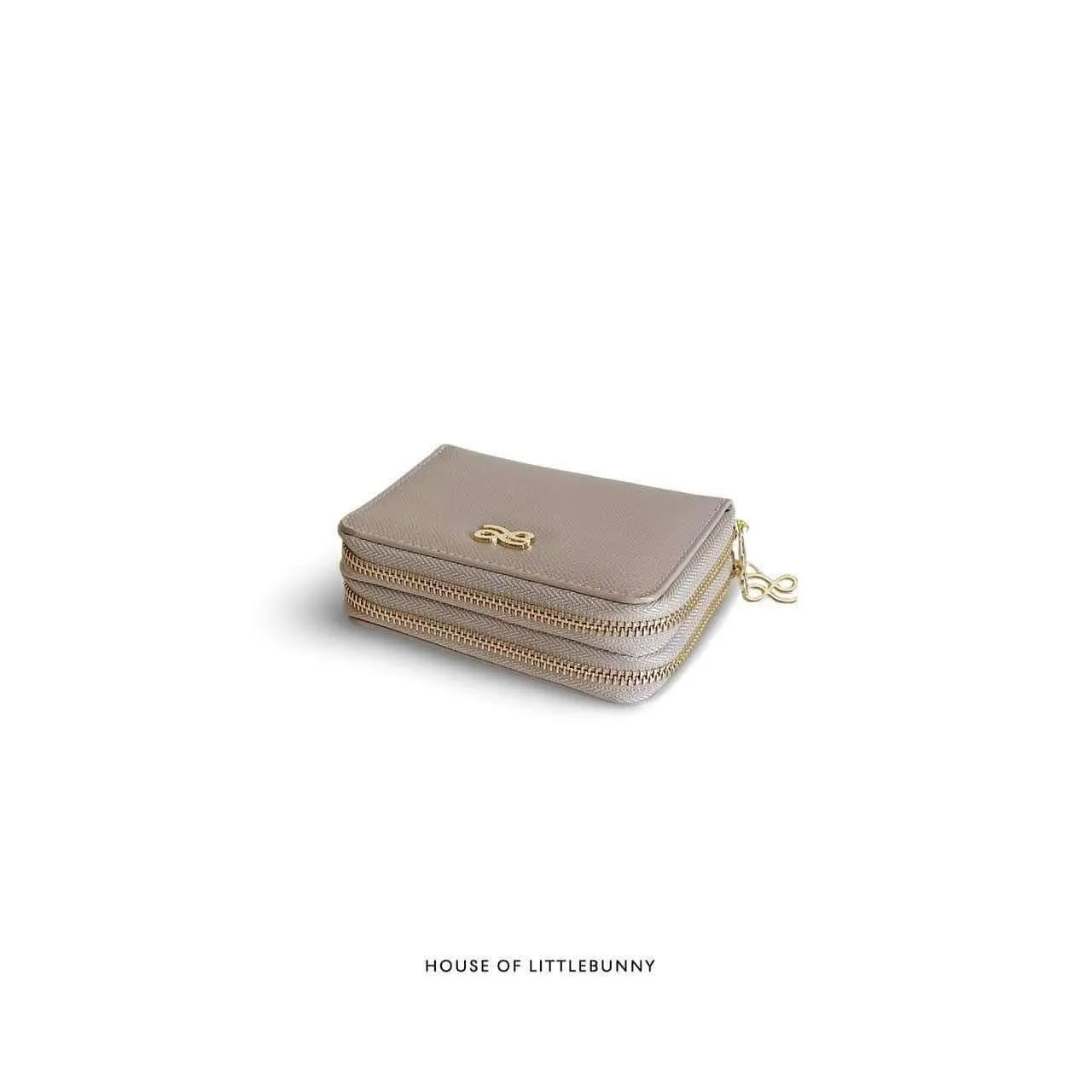 House of Little Bunny Double Zip Wallet