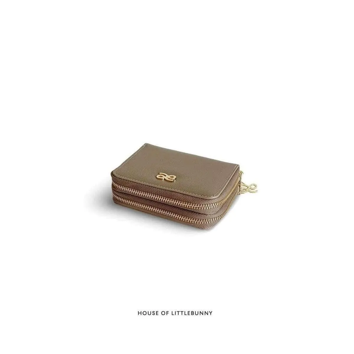 House of Little Bunny Double Zip Wallet