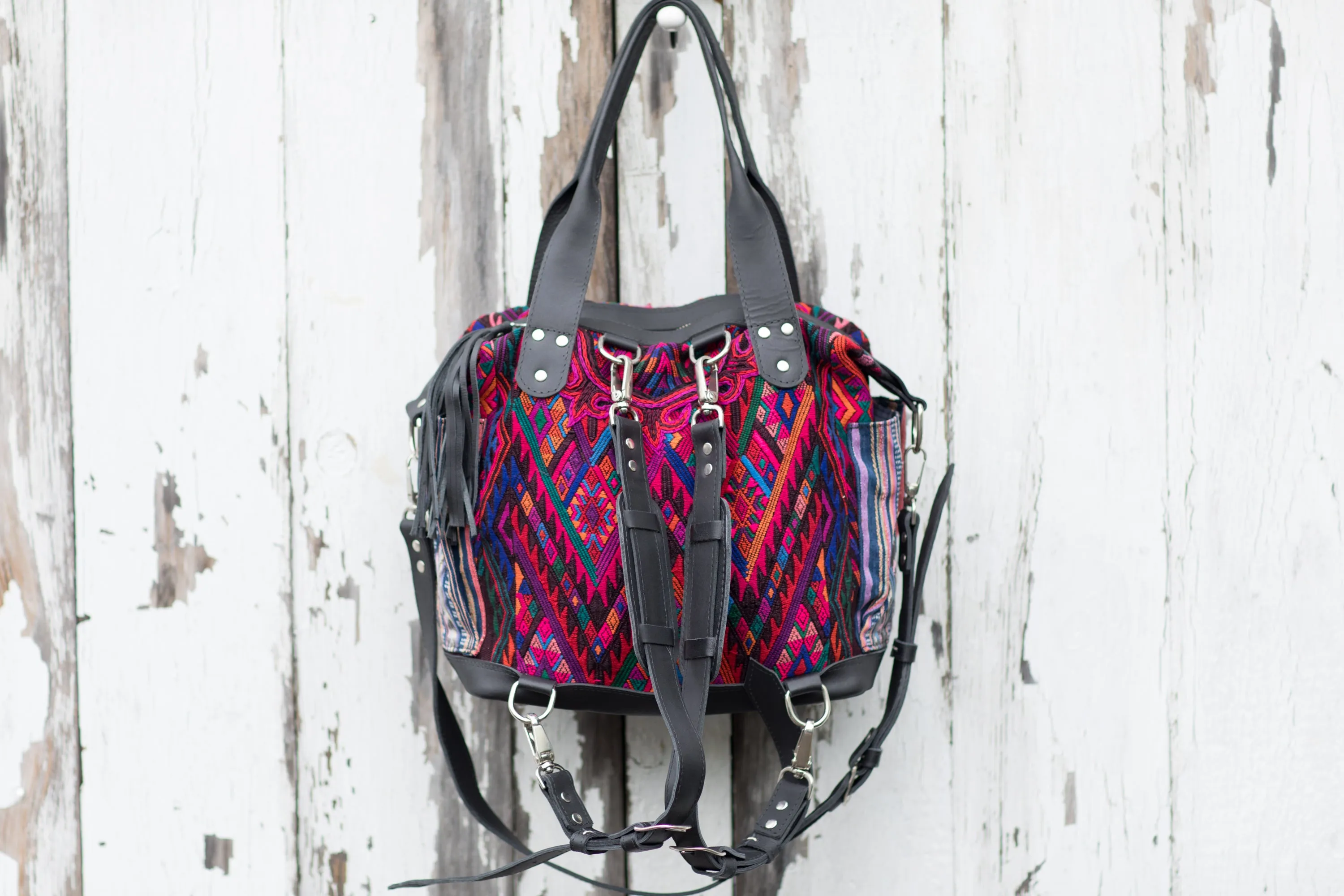 Huipil CDB back pack deluxe small Ruby W