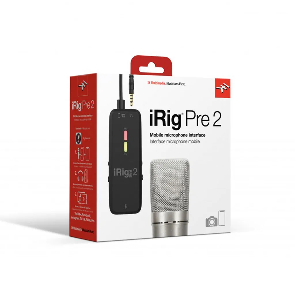 IK Multimedia iRig Pre 2 Mobile Microphone Interface