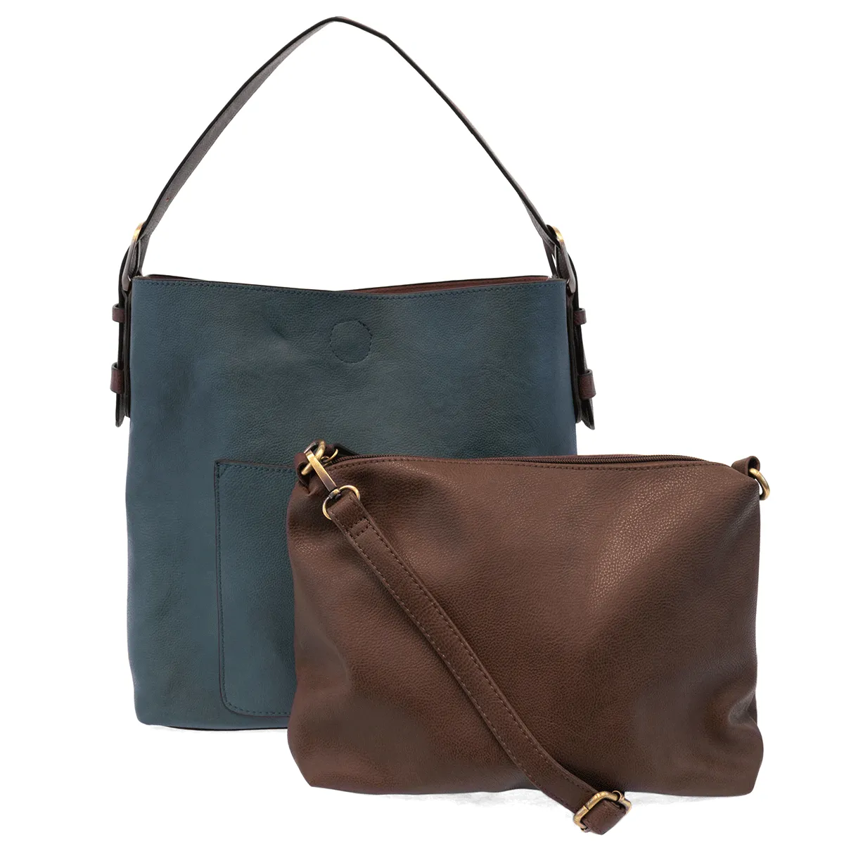 Joy Susan Hobo Bag in Dark Chambray