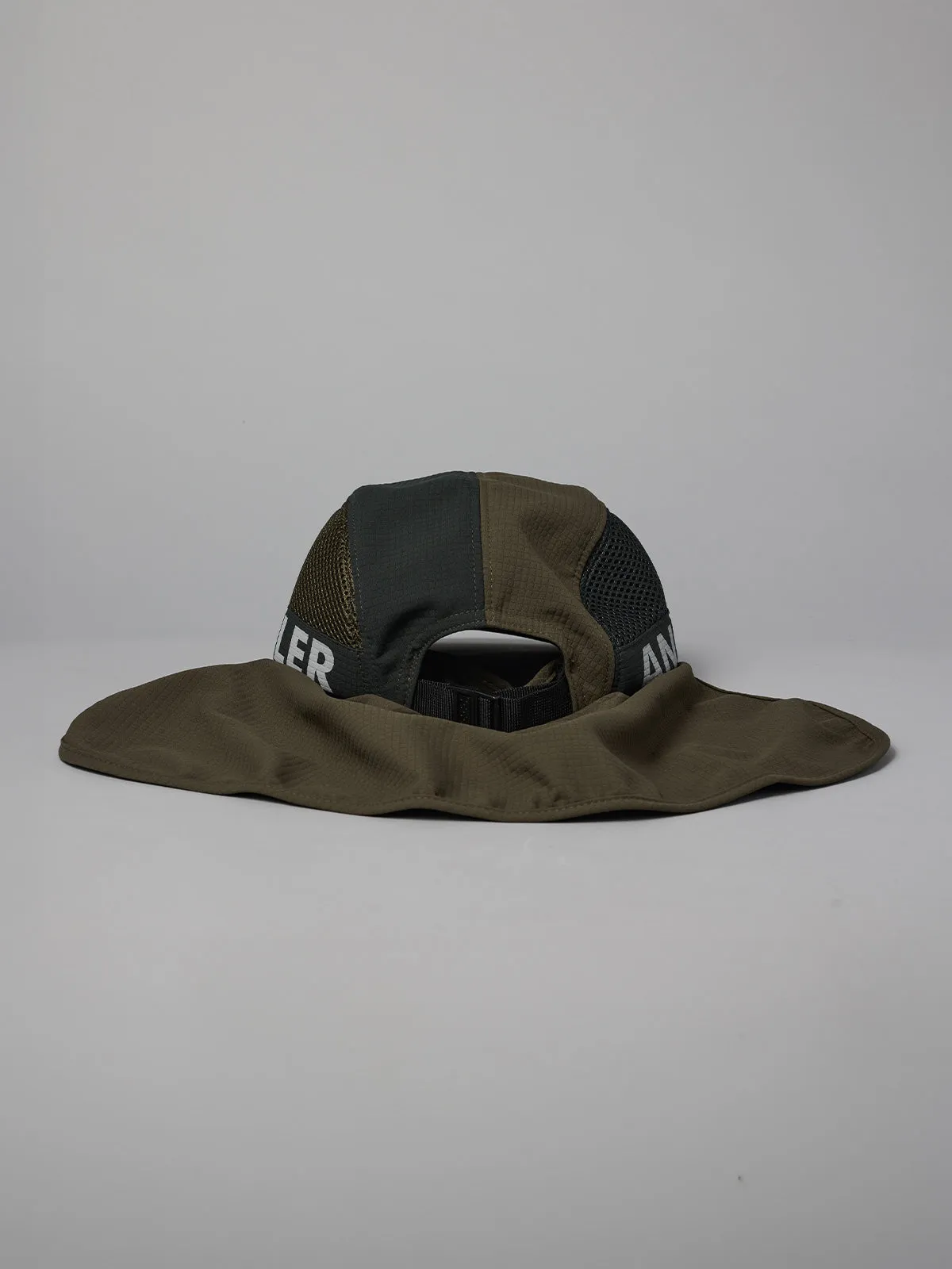 JUST ANOTHER FISHERMAN ANGLER FLAP 5 PANEL CAP - GREEN