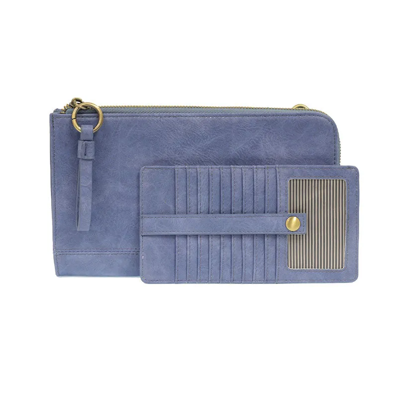 Karina Convertible Wristlet & Wallet in Periwinkle