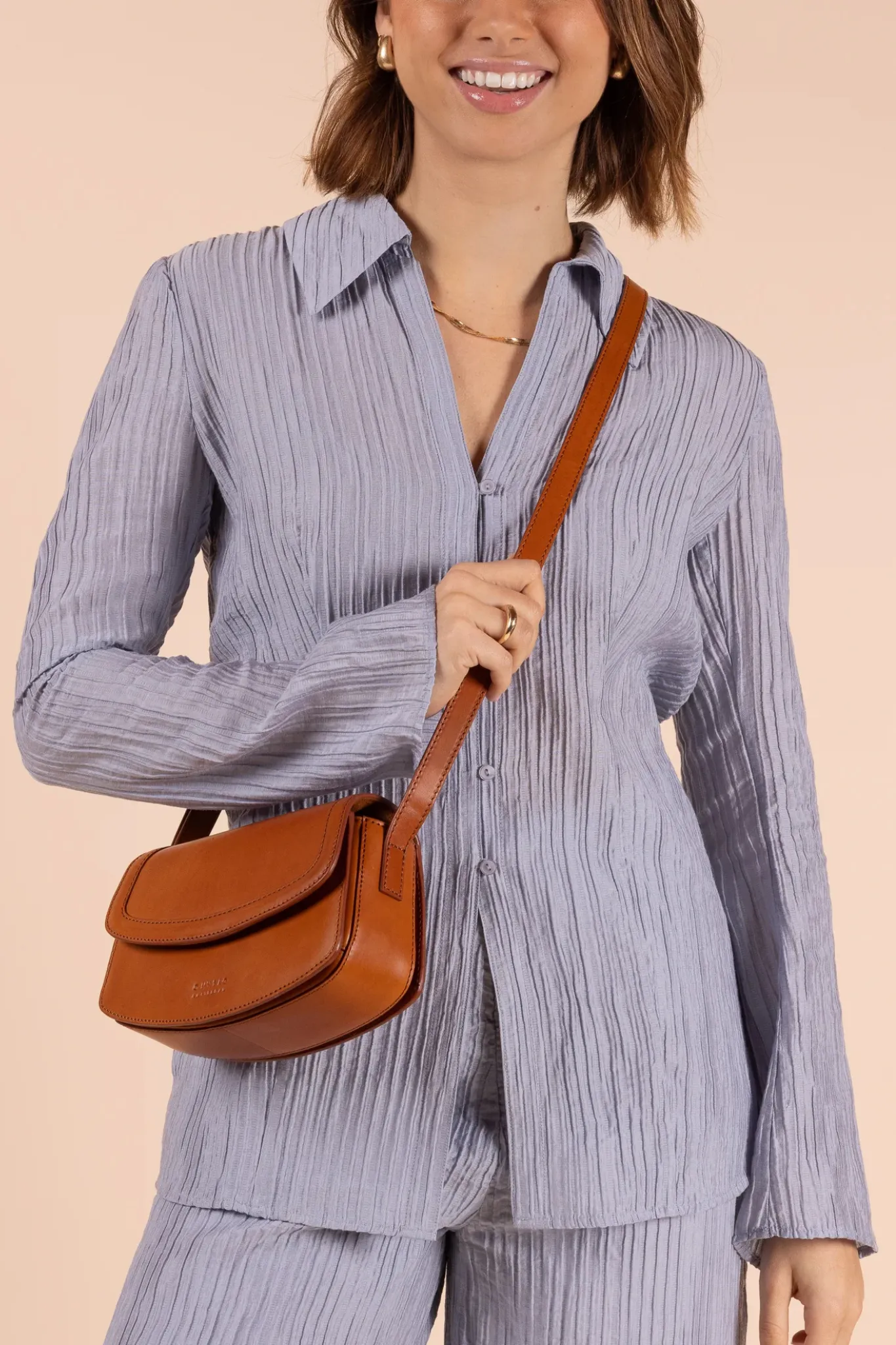 KENDALINI BAG - COGNAC CLASSIC LEATHER
