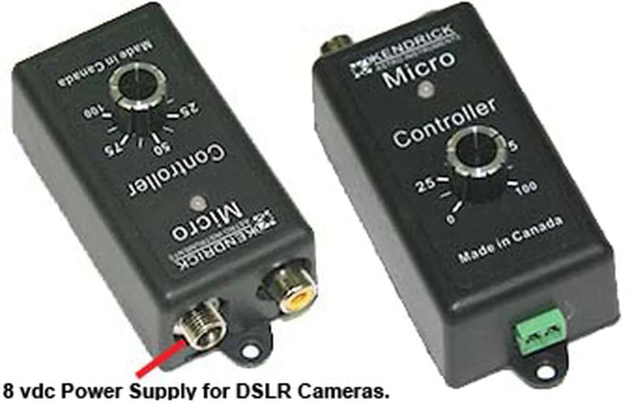 Kendrick Micro Dew Controller w/8vDC Power Supply and 1 Dew Strap Output - 2001-MICRO-D