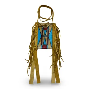 KLH Small Parfleche Bags w/ Buffalo Hide