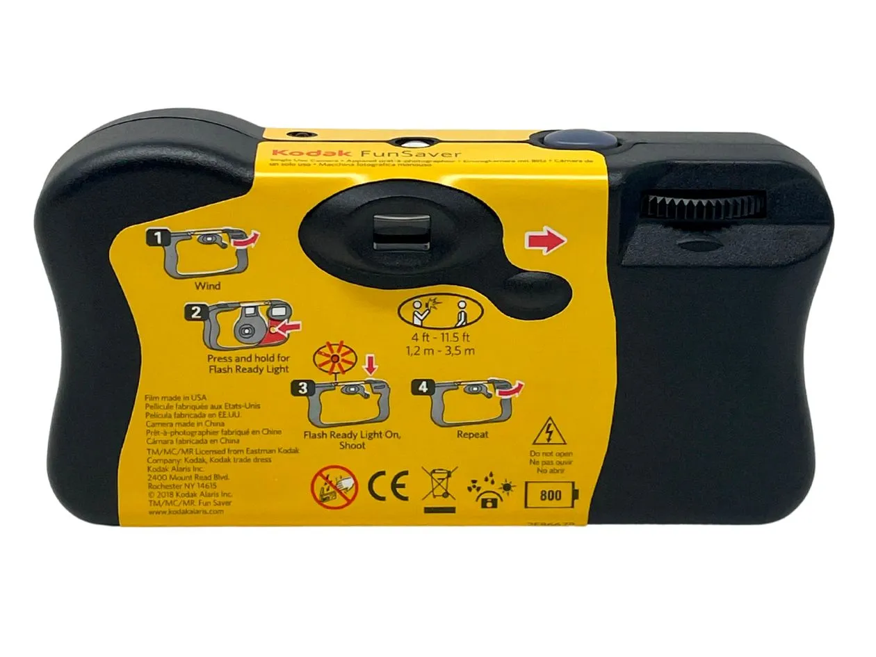 Kodak Funsaver 27 - Disposable Film Camera