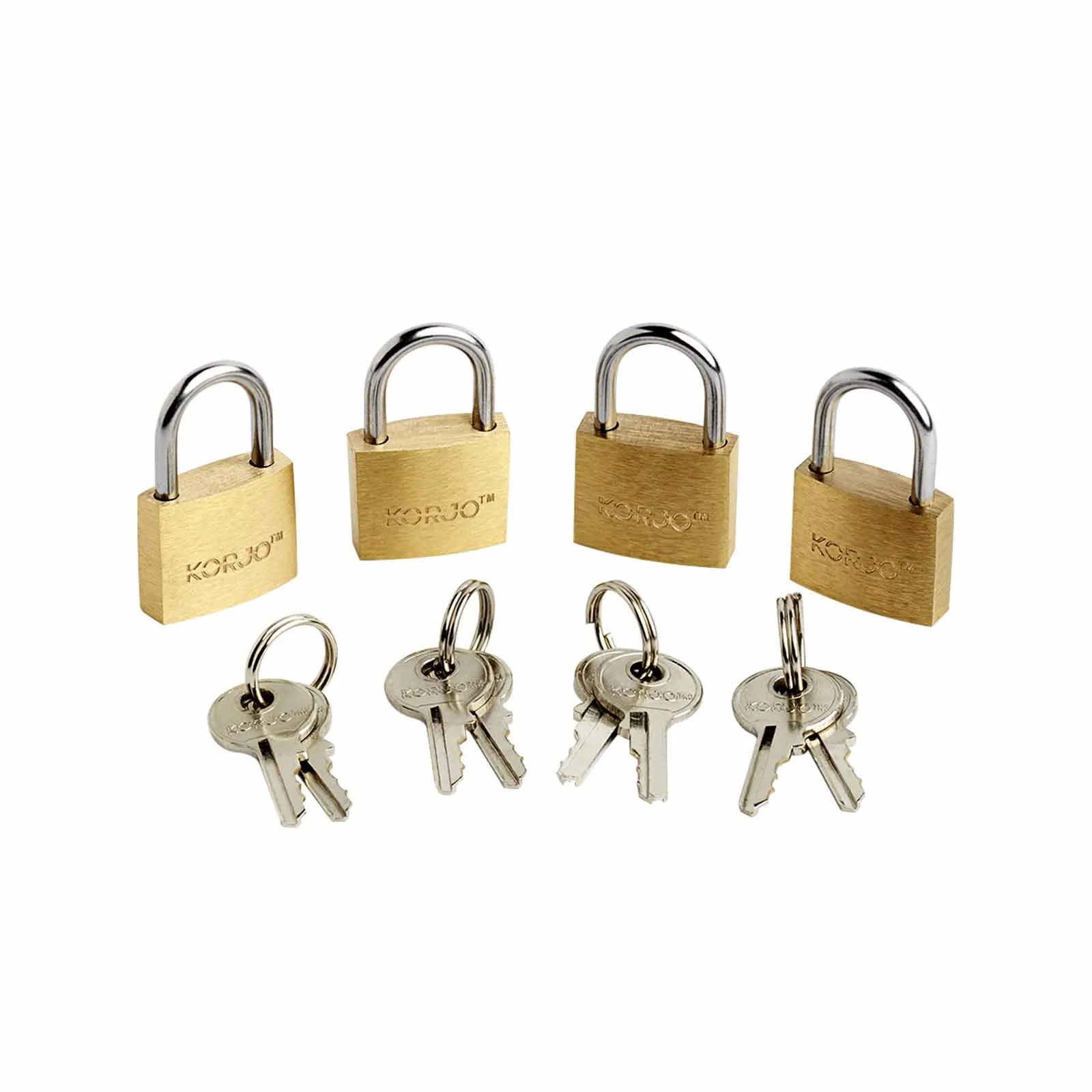 Korjo Luggage Lock 4 Pack