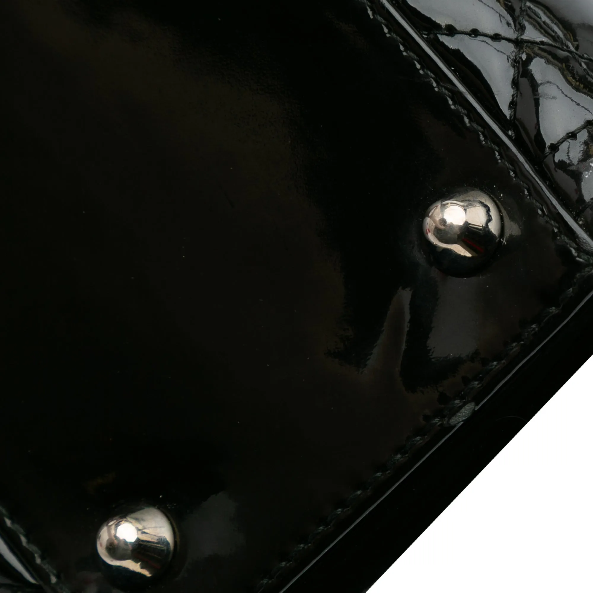 Large Patent Cannage Lady Dior