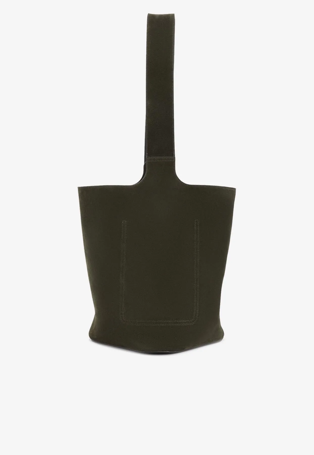 Large Pebble Suede Bucket Bag