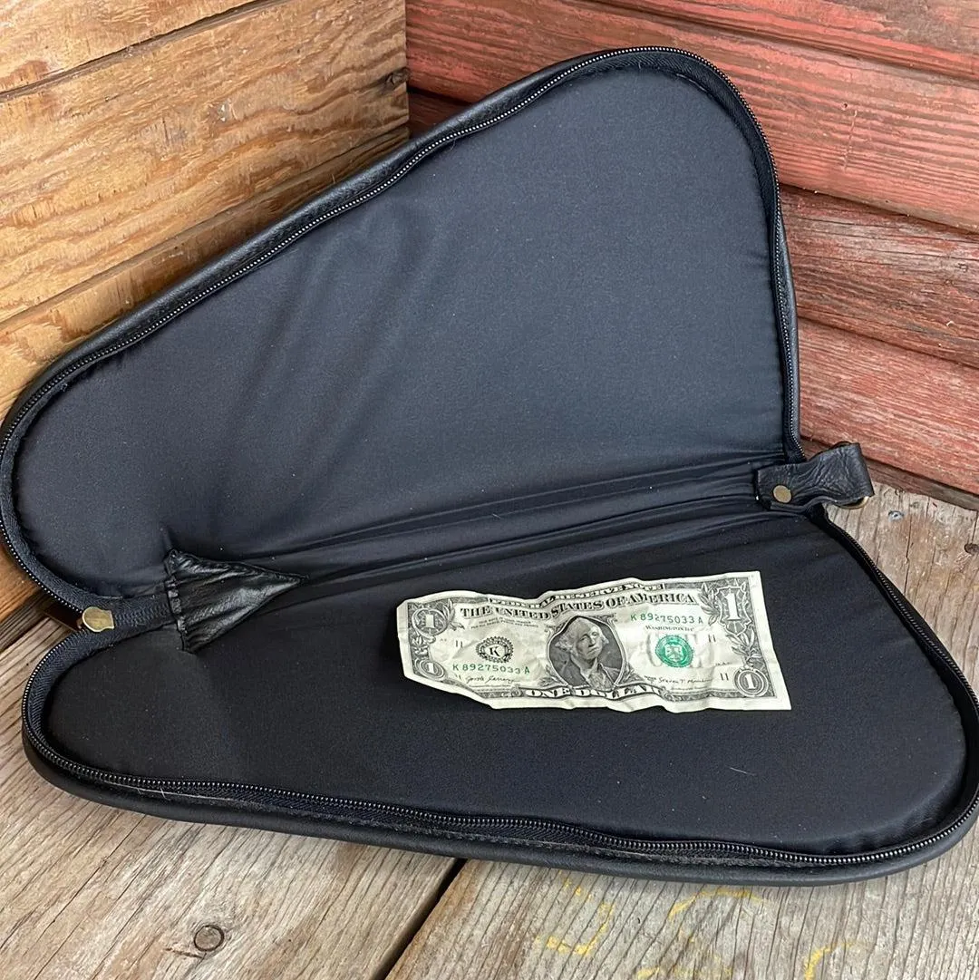 Large Pistol Case - Cowhide w/