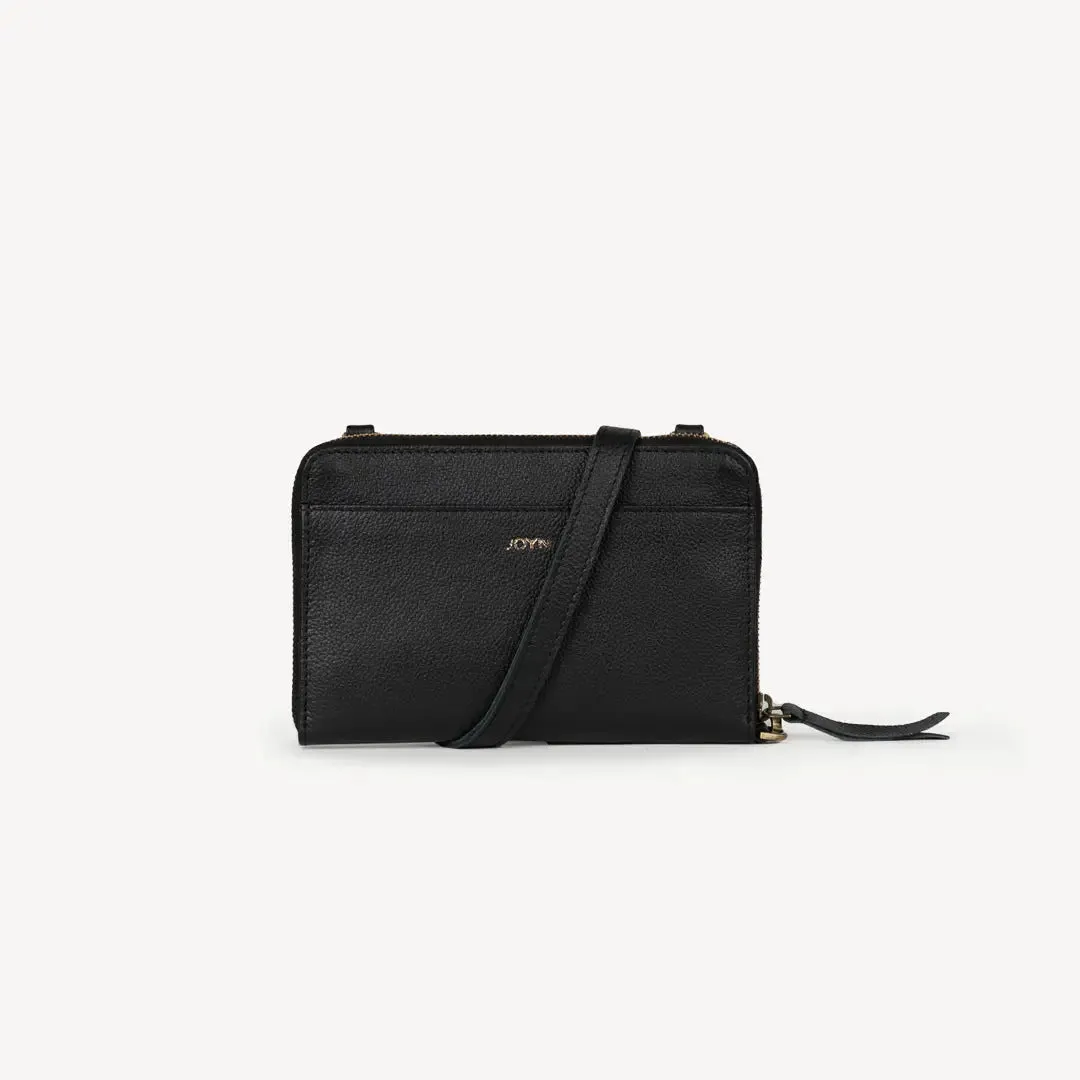 Leather Crossbody Wallet