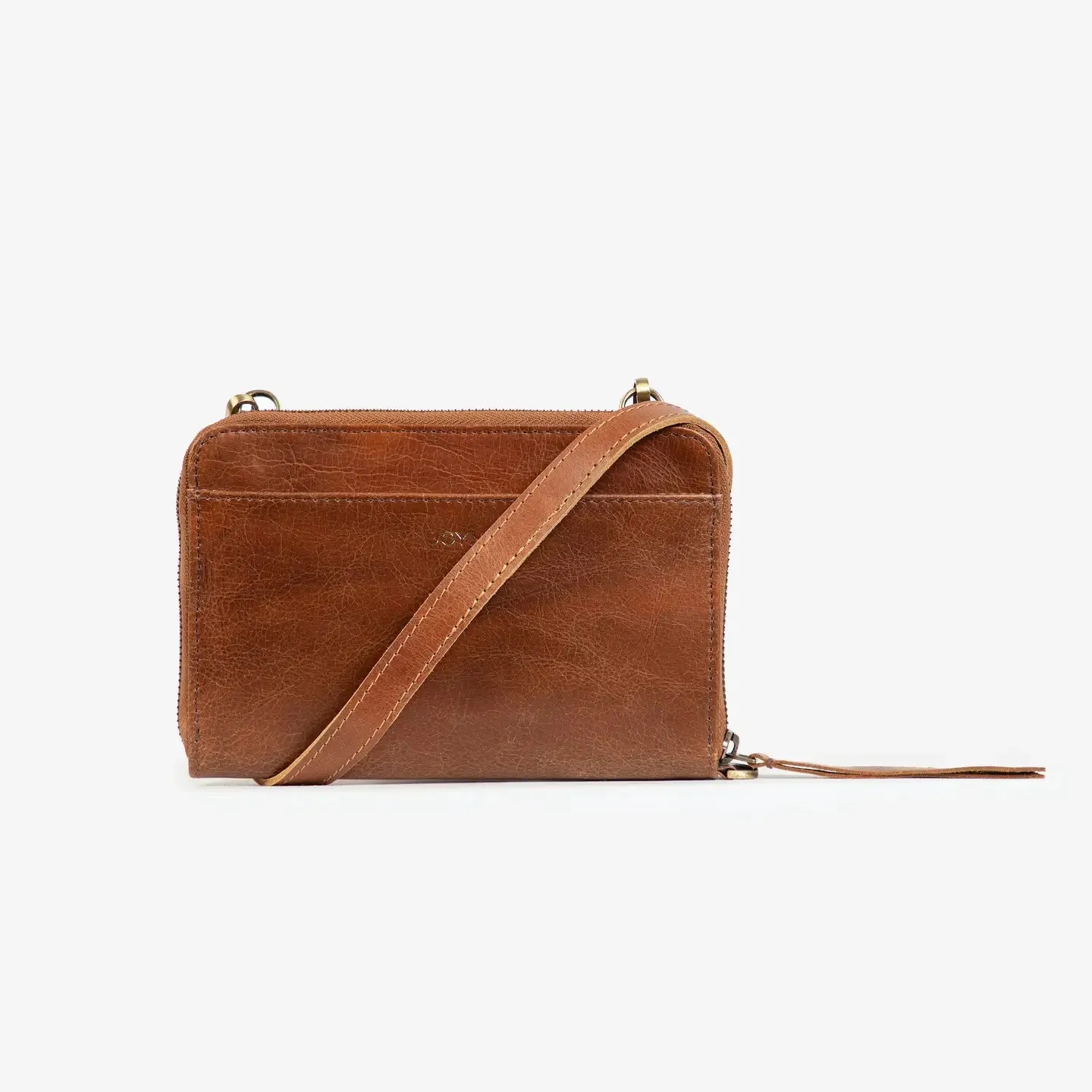 Leather Crossbody Wallet