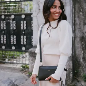 Leather Crossbody Wallet