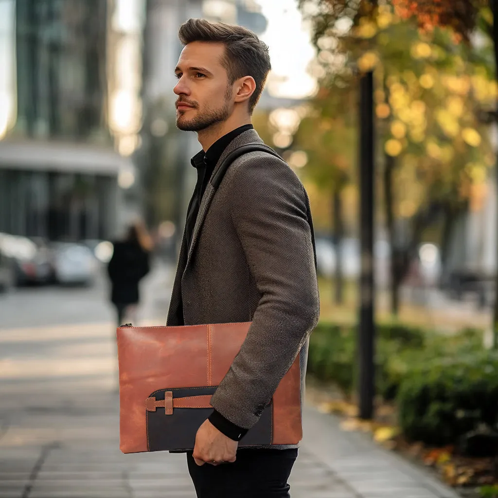 Leather Laptop Pouch  | Sinai