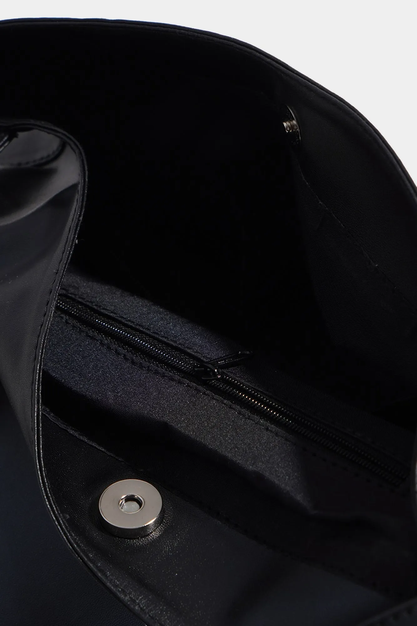 Leather Structured Shoulder Bag