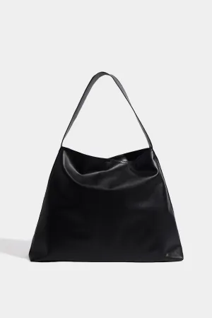 Leather Structured Shoulder Bag