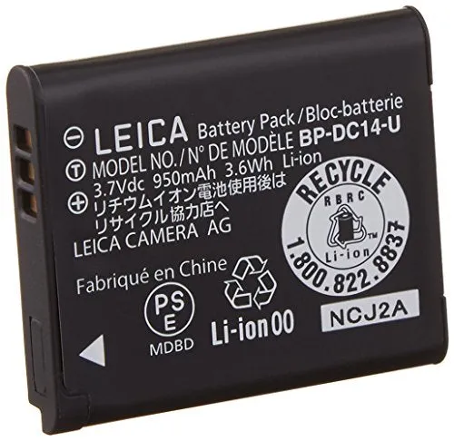 Leica 18536 C Camera Battery BP-DC14-U (Black)