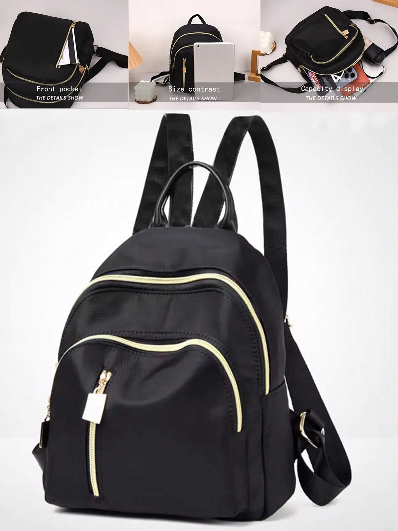 Lightweight Waterproof Nylon Backpack- FD ⚡