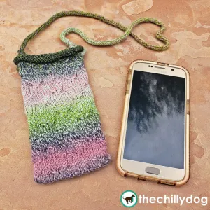 Little Birds Phone Pocket: Knitting Pattern PDF
