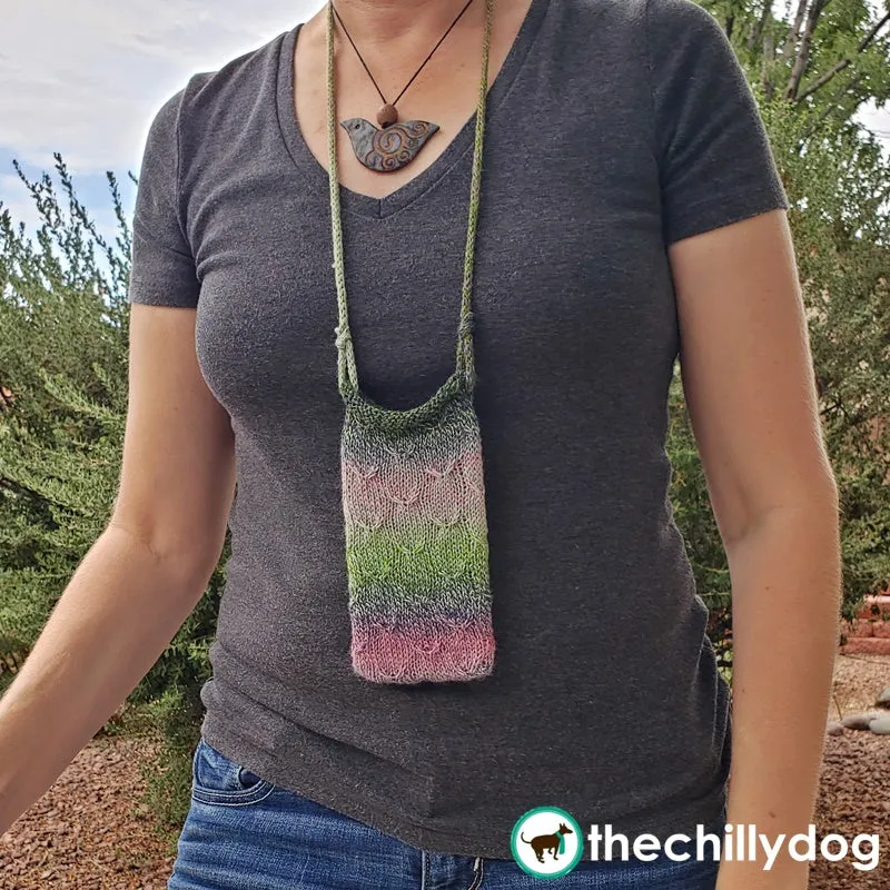 Little Birds Phone Pocket: Knitting Pattern PDF