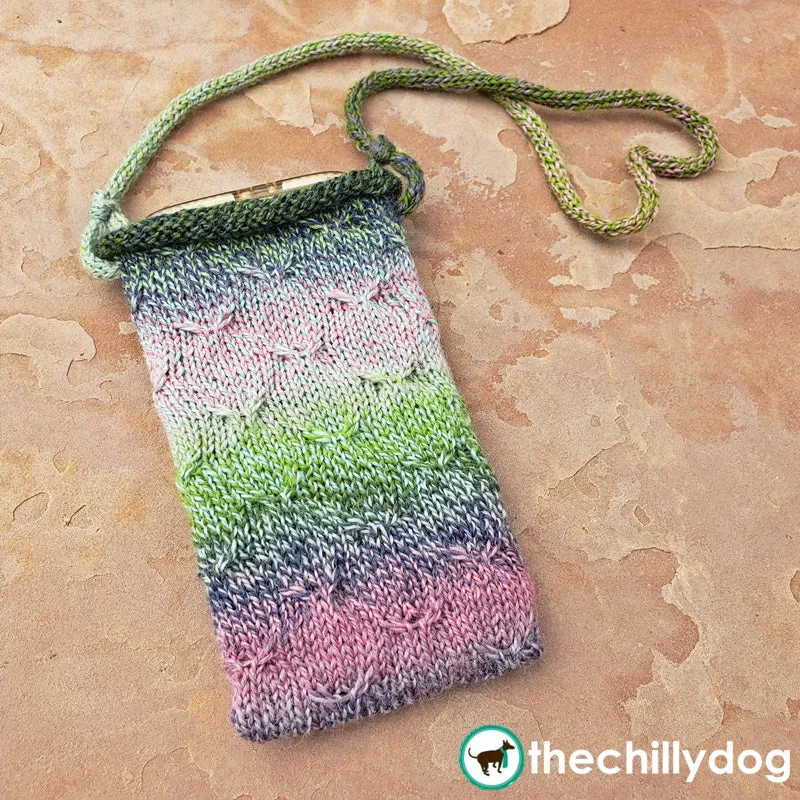 Little Birds Phone Pocket: Knitting Pattern PDF