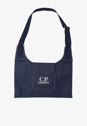 Logo Print Messenger Bag