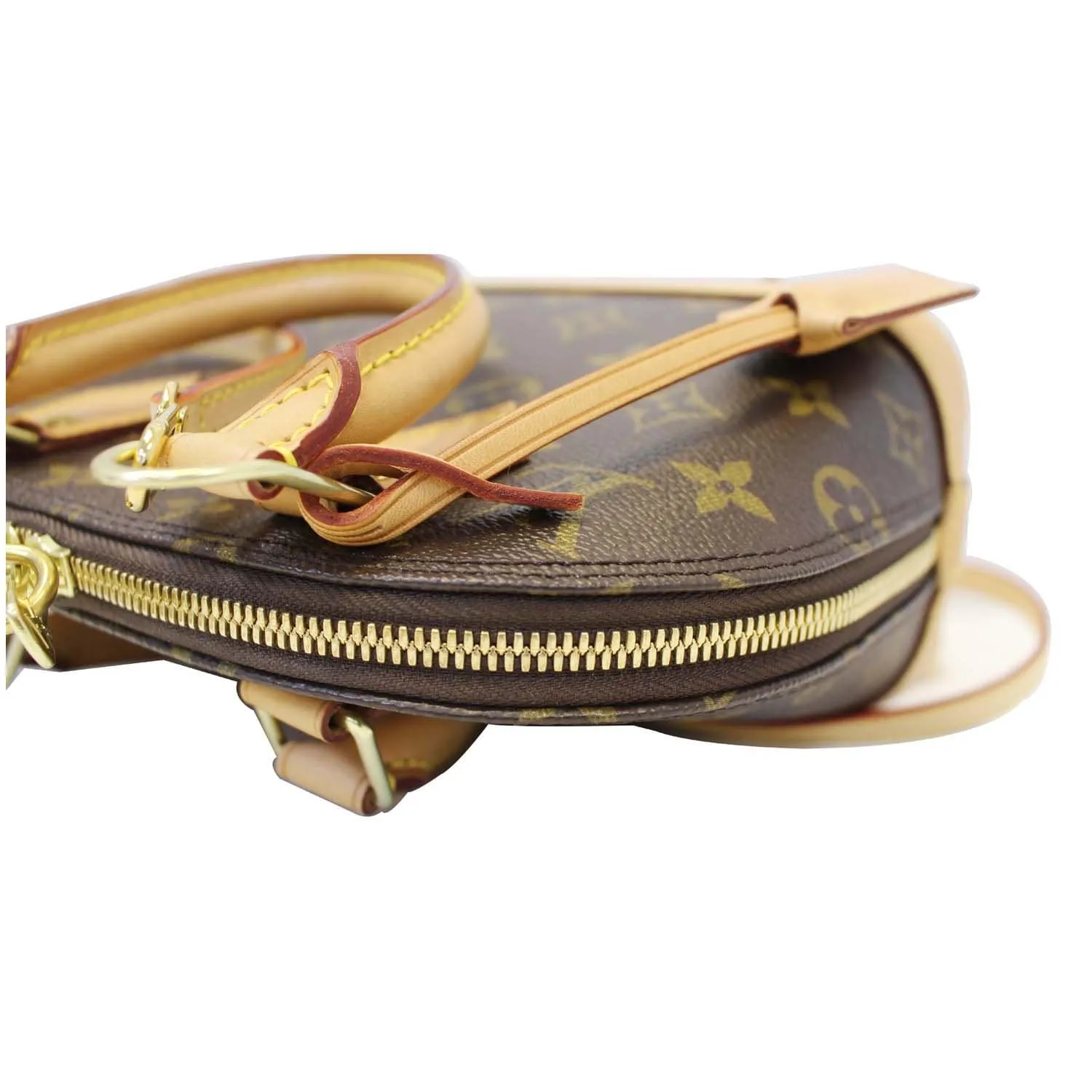 LOUIS VUITTON Alma BB Monogram Canvas Satchel Crossbody Bag