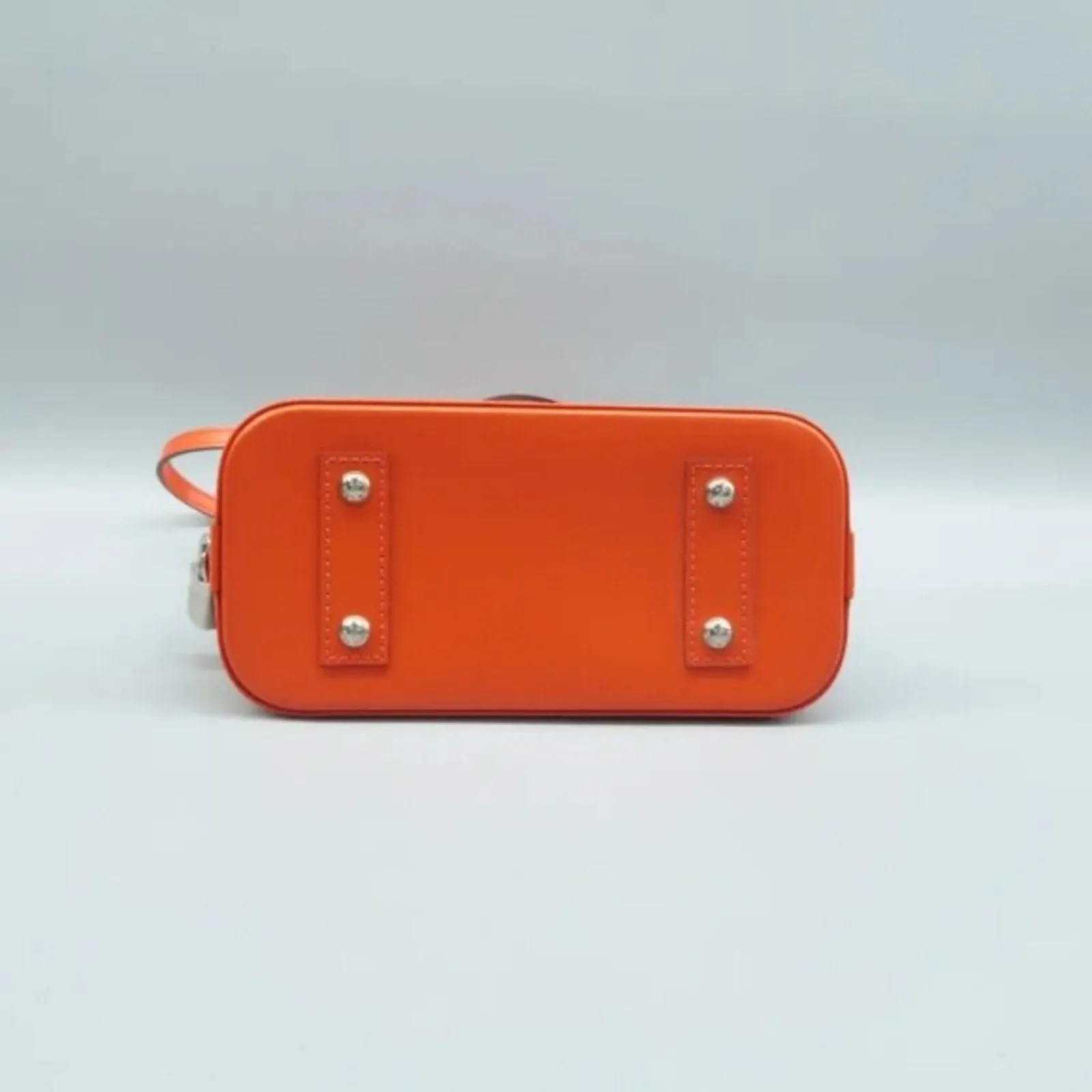 Louis Vuitton Alma BB Orange EPI Leather Satchel