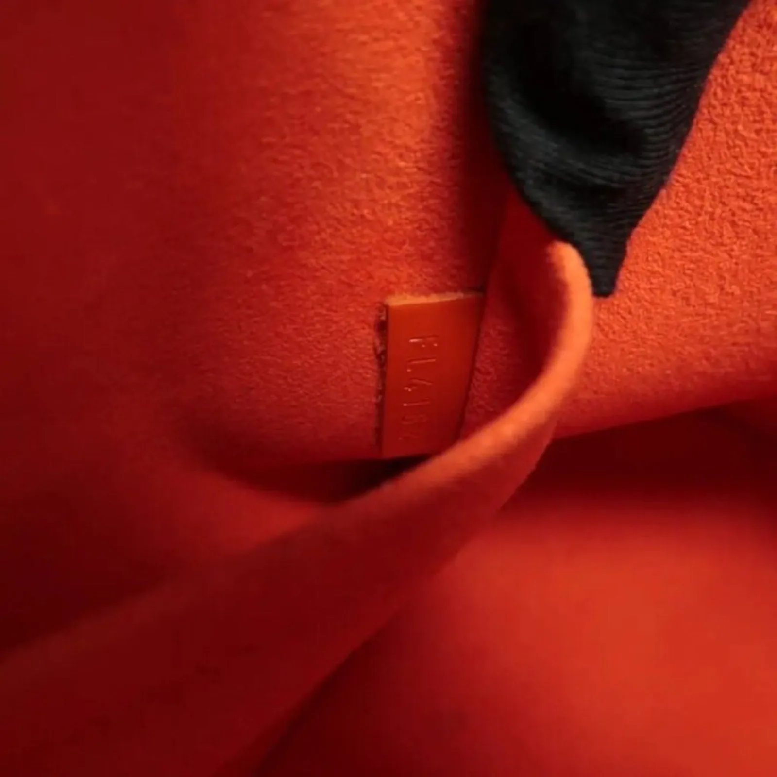 Louis Vuitton Alma BB Orange EPI Leather Satchel