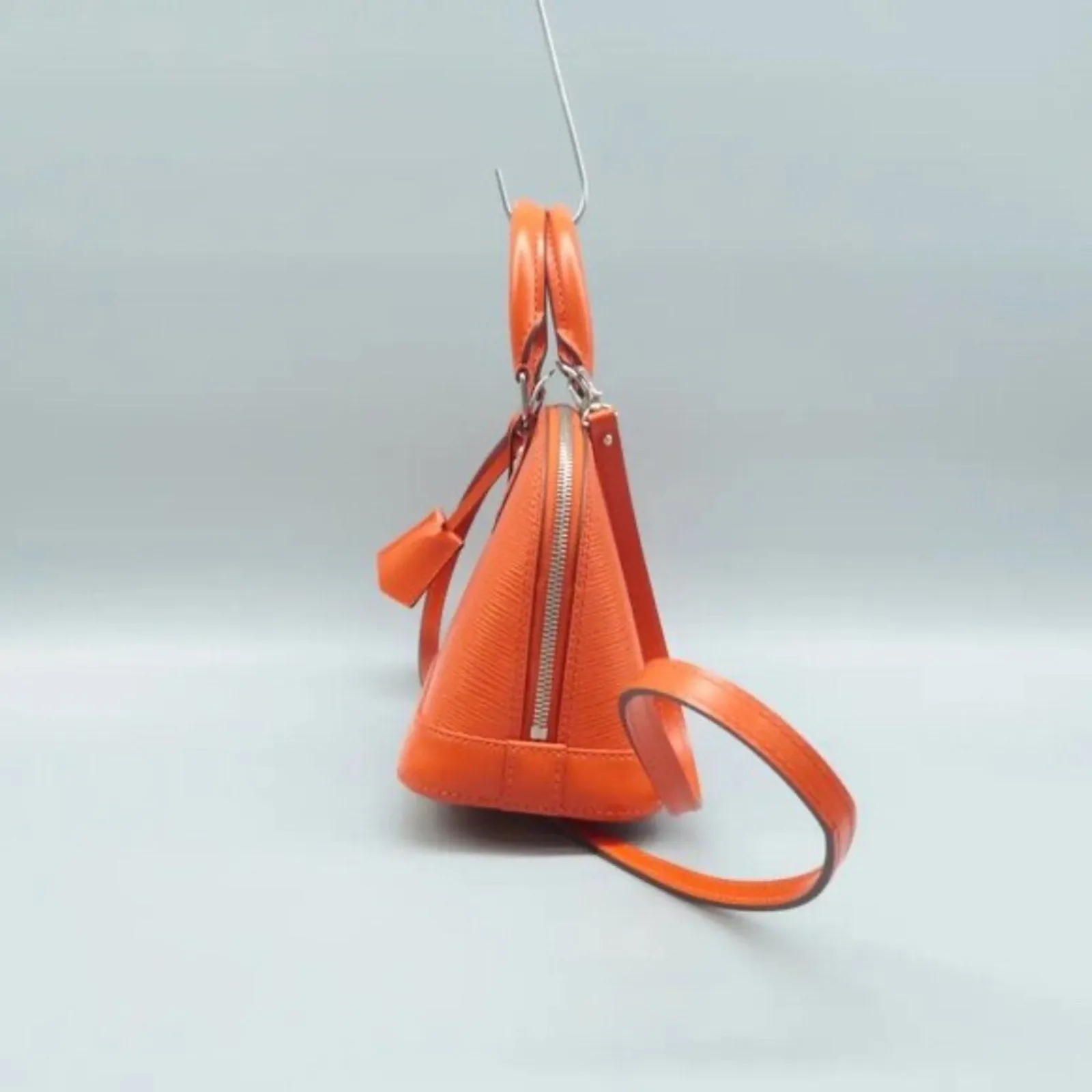 Louis Vuitton Alma BB Orange EPI Leather Satchel