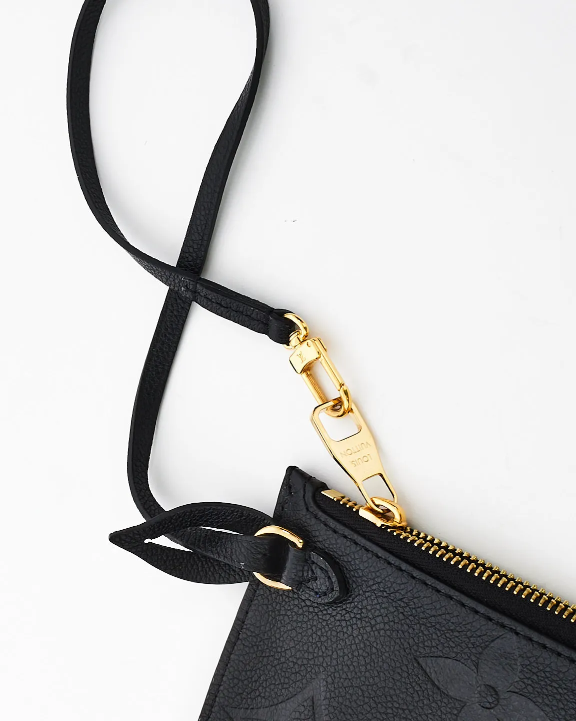 Louis Vuitton Black Empreinte Wristlet Pouch