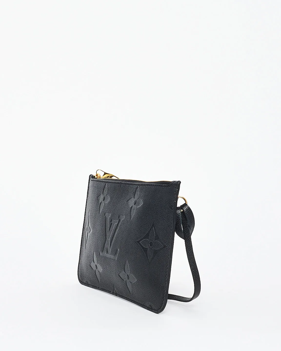 Louis Vuitton Black Empreinte Wristlet Pouch