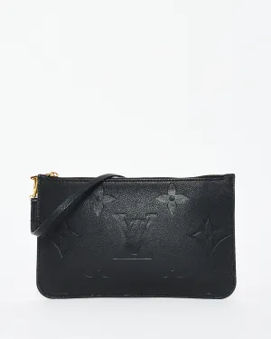 Louis Vuitton Black Empreinte Wristlet Pouch