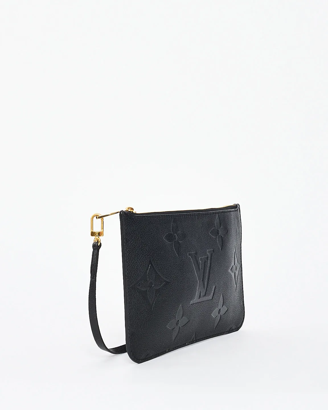 Louis Vuitton Black Empreinte Wristlet Pouch
