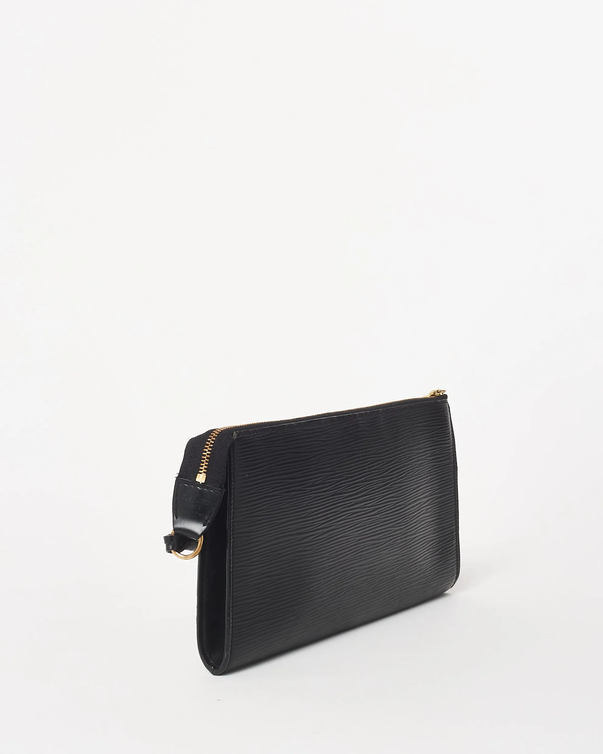 Louis Vuitton Black Epi Leather Pochette Accessoires Shoulder Bag